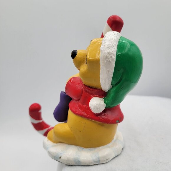 Disney WINNIE THE POOH Christmas Decor Mantle Stocking Hanger Candy Cane - Picture 8 of 9